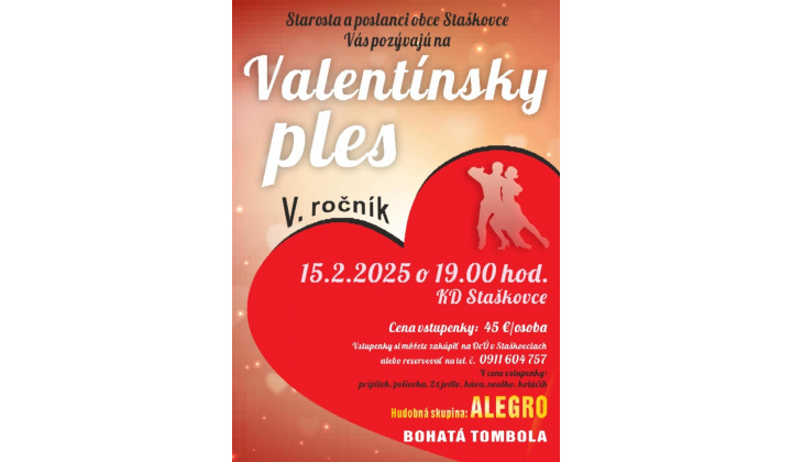 Valentínsky ples V. ročník