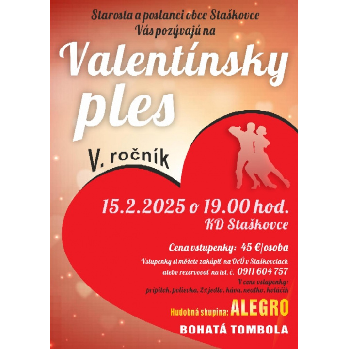 Valentínsky ples V. ročník